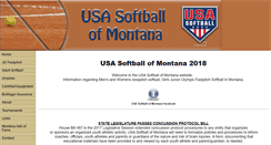 Desktop Screenshot of montanaasasoftball.com
